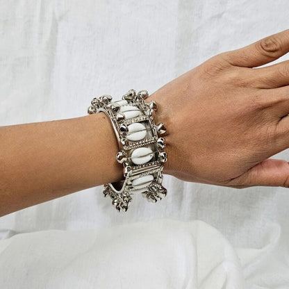 Noorva- Oxidised Ghungroo Bangle/Braclete for Girls & Women