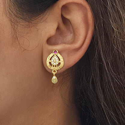 Cynra- AD Studded Earrings for Girls & Women
