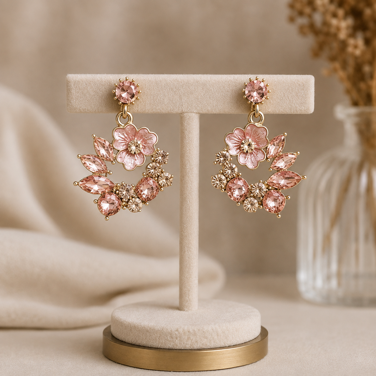 Flora Drops- Premium Anti-Tarnish Earrings for Girls & Women
