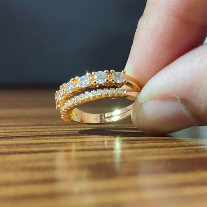 Regal Radiance - AD Adjustable Ring for Women