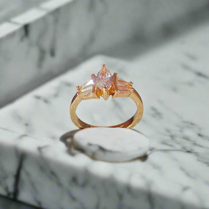 Gleamora - AD Adjustable Ring for Women