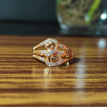 Opulenza - AD Adjustable Ring for Women