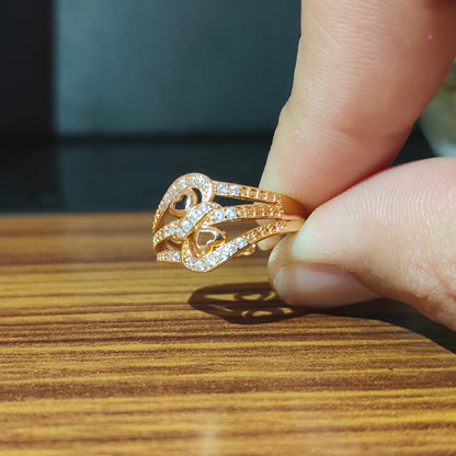 Opulenza - AD Adjustable Ring for Women