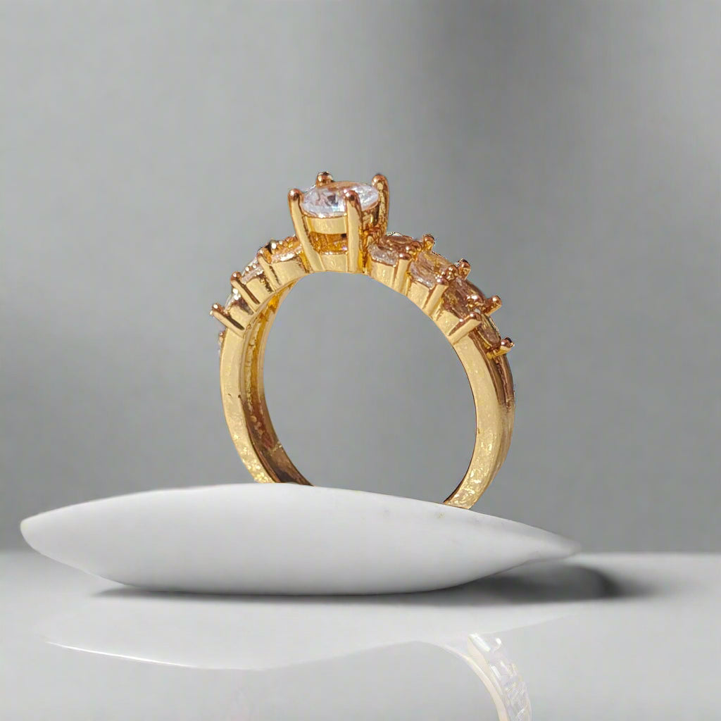 Aurumé - AD Adjustable Ring for Women