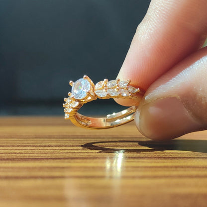 Aurumé - AD Adjustable Ring for Women