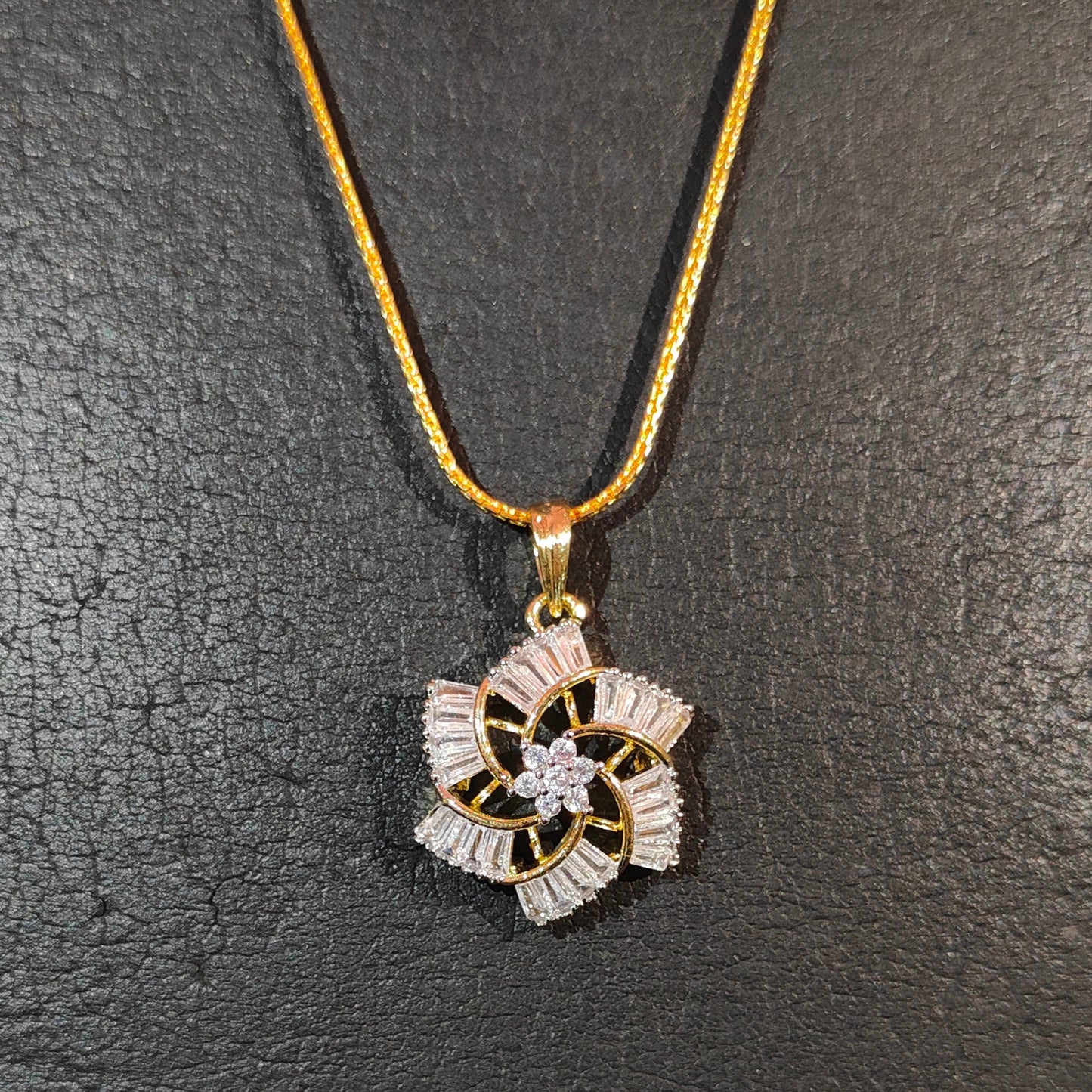 Lunora - AD Pendant Set for Women