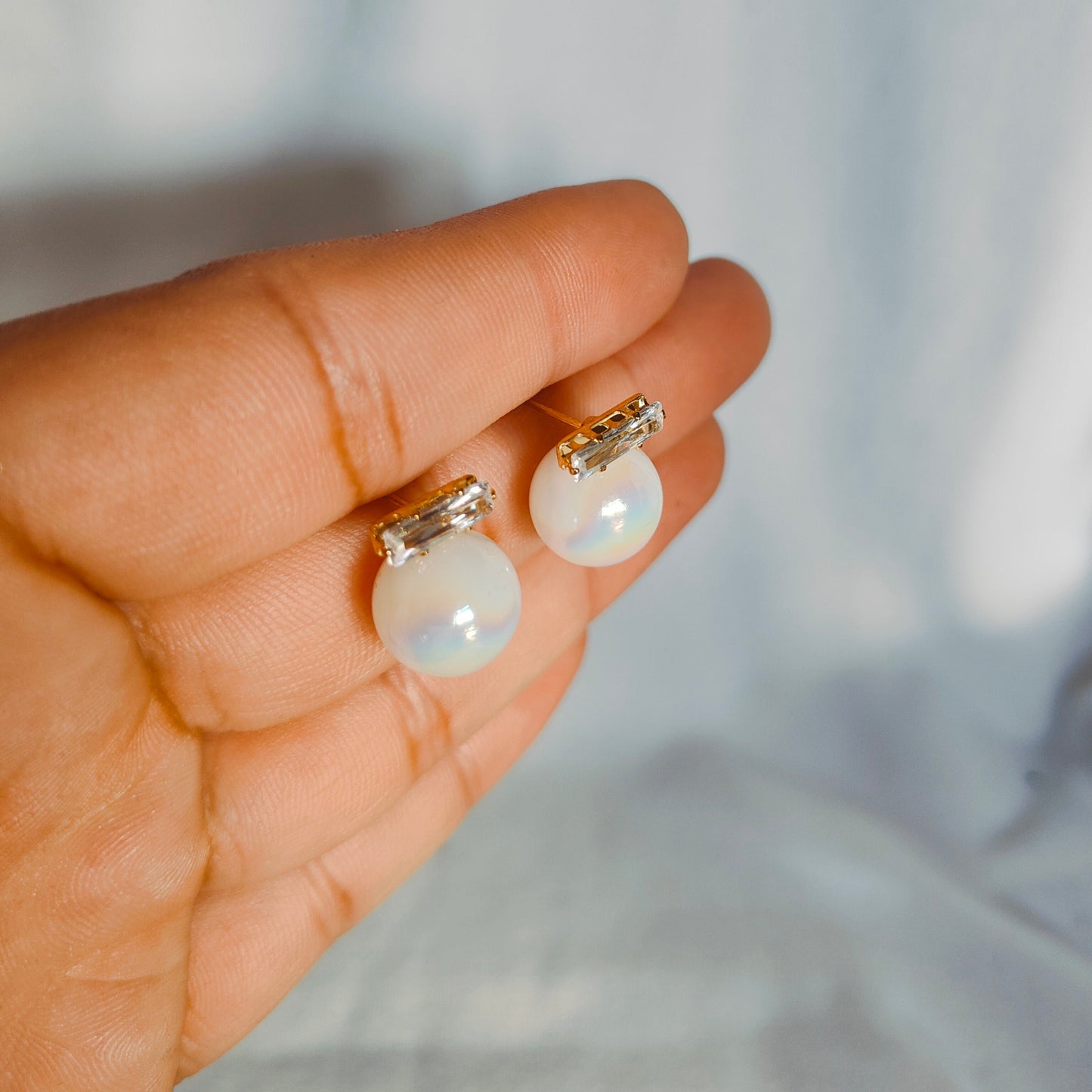 Tara : Korean Pearl Stud for Women