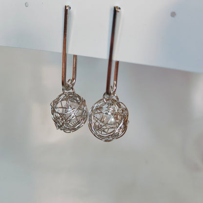 Orla : Korean Nest Alloy Earring for Women