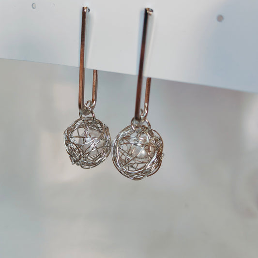 Orla : Korean Nest Alloy Earring for Women