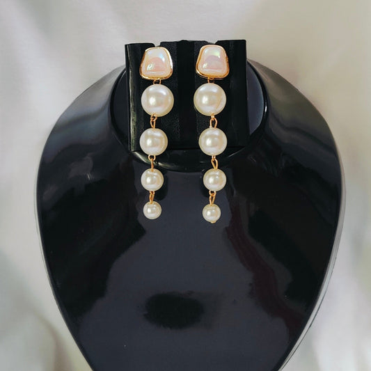 Sia : Korean Hanging Drop Long Earring for Women