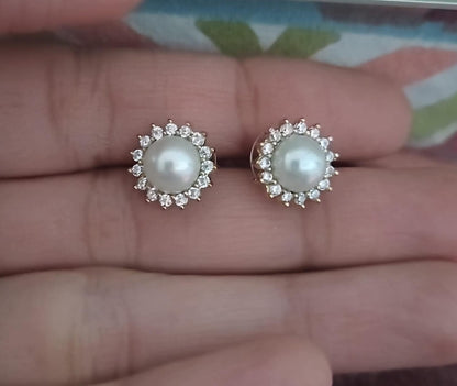 Perla- AD Stone Earrings for Girls & Women