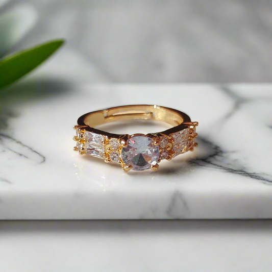 Solara - AD Ring for Women (Adjustable)