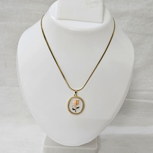 Enamelia Charm- Enamel Chain Pendant for Girls & Women